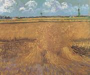 Vincent Van Gogh Wheat Field with Sheaves (nn04) china oil painting artist